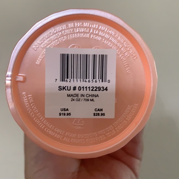 New Starbucks 2021 Summer Pink Venti Tumbler with Dome Lid & Straw - Picture 2 of 2